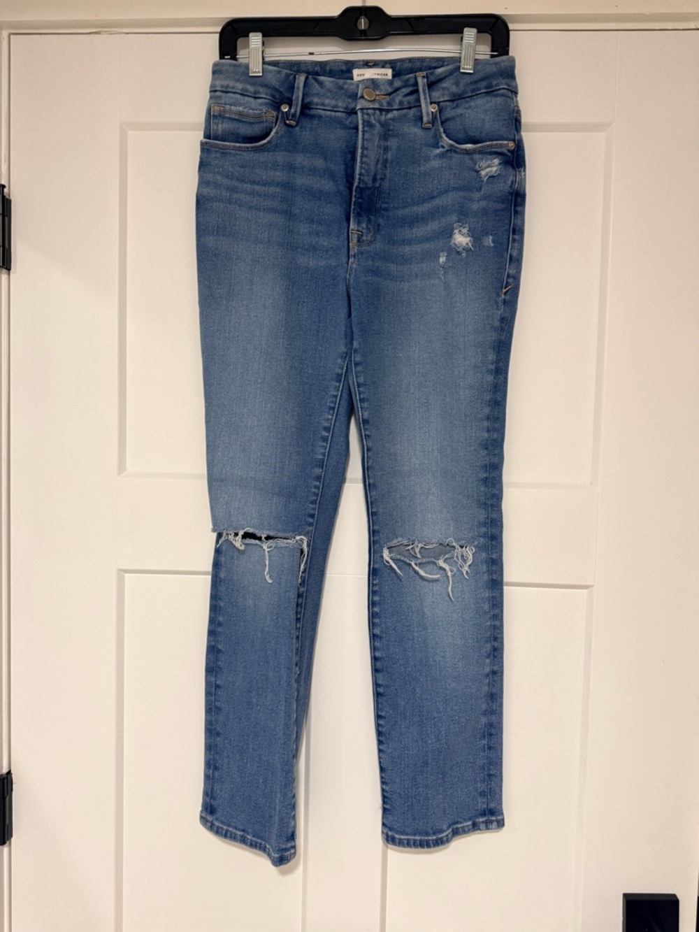 Good American straight leg jean sz 6